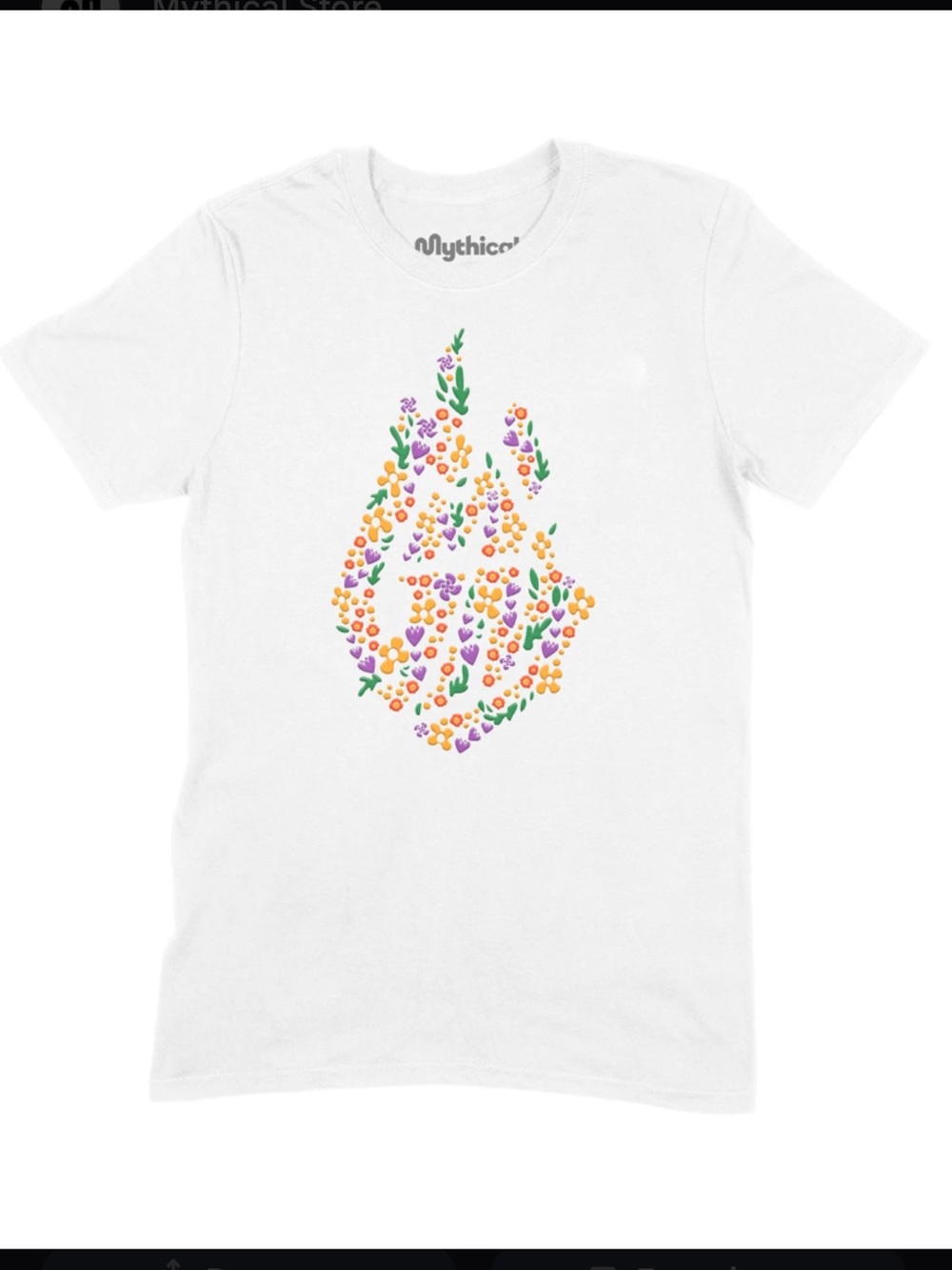 Floral Puff Paint Shirt